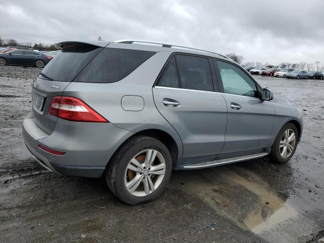 4JGDA5HB9EA317368 - 2014 MERCEDES-BENZ ML 350 4MATIC SILVER photo 3