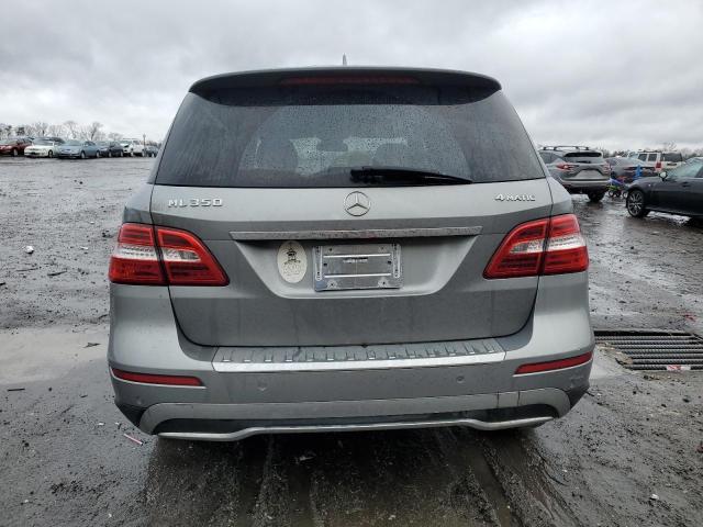4JGDA5HB9EA317368 - 2014 MERCEDES-BENZ ML 350 4MATIC SILVER photo 6