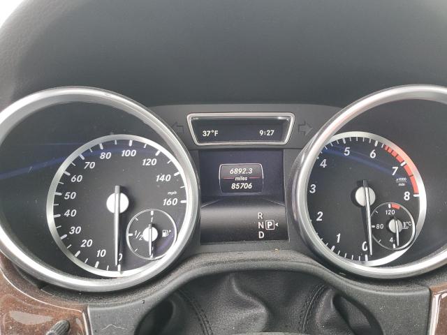 4JGDA5HB9EA317368 - 2014 MERCEDES-BENZ ML 350 4MATIC SILVER photo 9