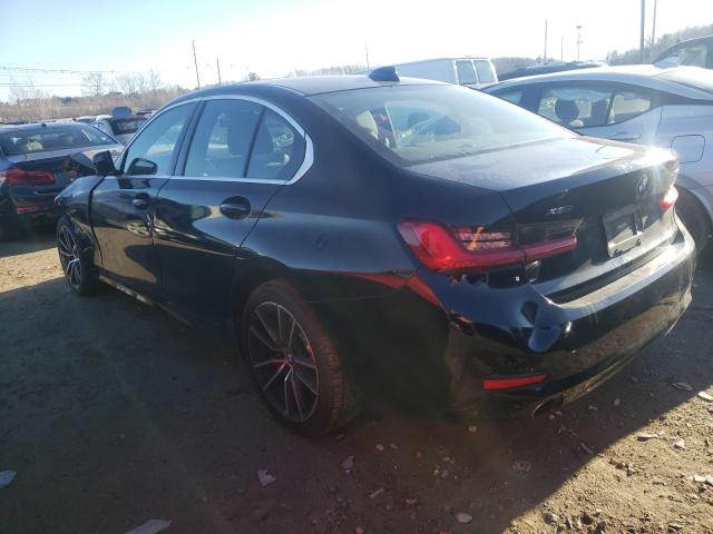 3MWSR7J06L8B05832 - 2020 BMW 330XI BLACK photo 2