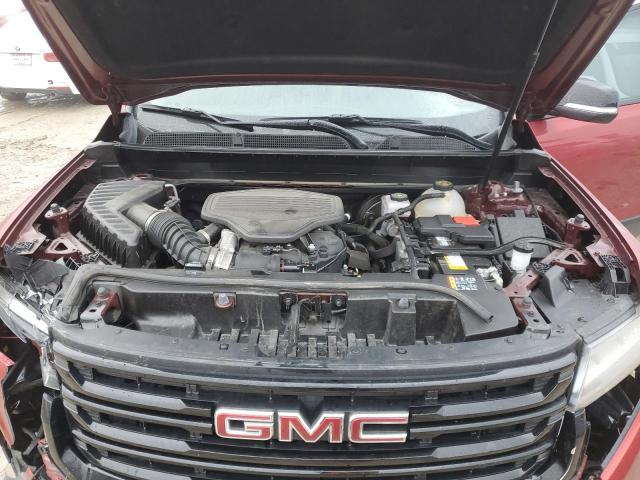 1GKKNMLS0MZ204589 - 2021 GMC ACADIA SLT BURGUNDY photo 12