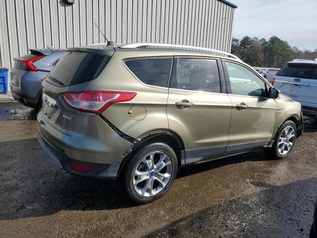 1FMCU0J93EUB17436 - 2014 FORD ESCAPE TITANIUM GREEN photo 3