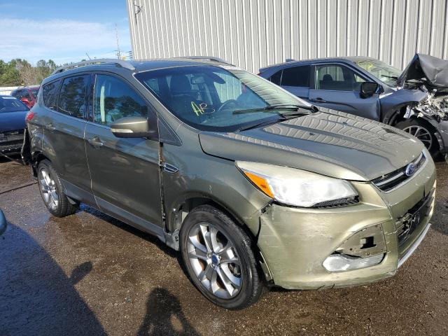 1FMCU0J93EUB17436 - 2014 FORD ESCAPE TITANIUM GREEN photo 4