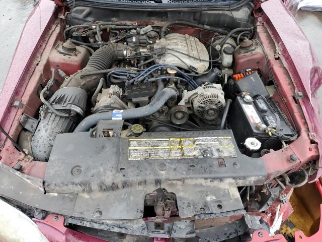 1FALP4046SF280418 - 1995 FORD MUSTANG MAROON photo 11