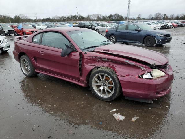 1FALP4046SF280418 - 1995 FORD MUSTANG MAROON photo 4