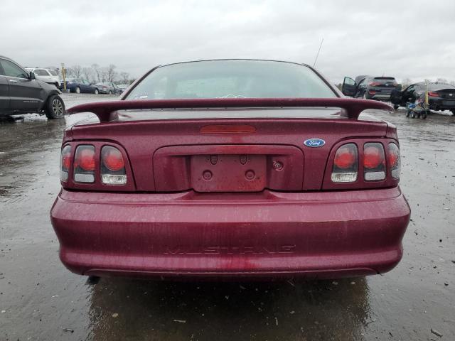 1FALP4046SF280418 - 1995 FORD MUSTANG MAROON photo 6