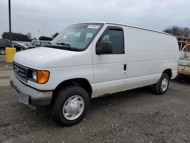 1FTNE14W47DA14238 - 2007 FORD ECONOLINE E150 VAN WHITE photo 1