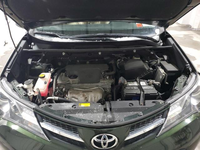 2T3ZFREV7DW002506 - 2013 TOYOTA RAV4 LE GREEN photo 12