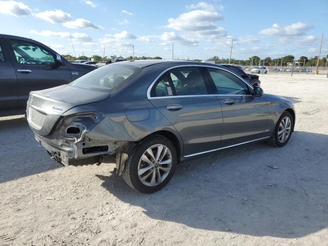 55SWF8EB3KU285328 - 2019 MERCEDES-BENZ C 300 4MATIC GRAY photo 3