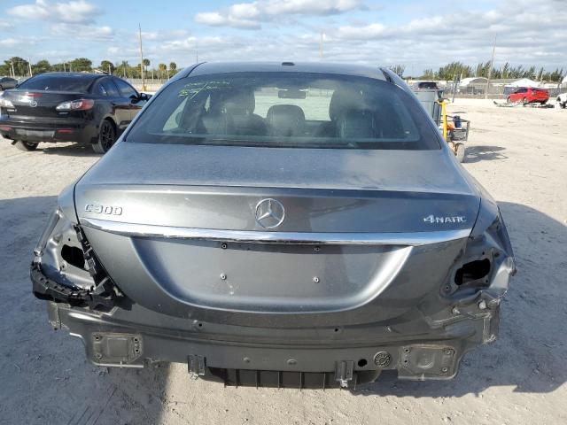 55SWF8EB3KU285328 - 2019 MERCEDES-BENZ C 300 4MATIC GRAY photo 6