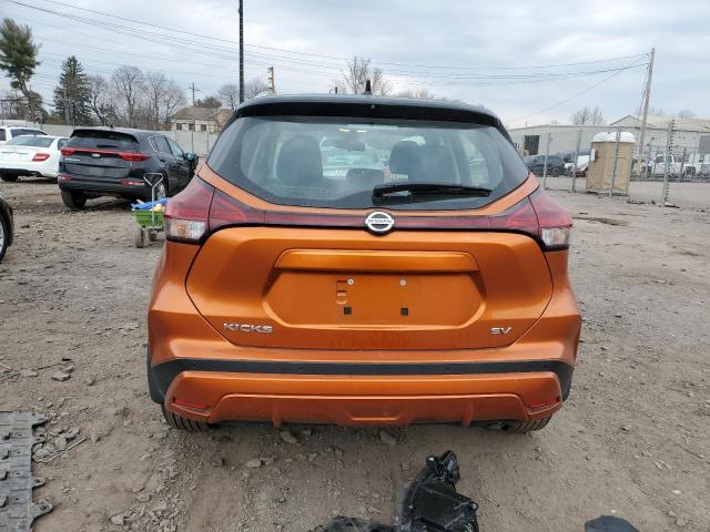 3N1CP5CV1ML547528 - 2021 NISSAN KICKS SV ORANGE photo 6