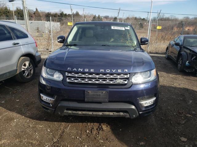 SALWR2WF3EA393364 - 2014 LAND ROVER RANGE ROVE HSE BLUE photo 5