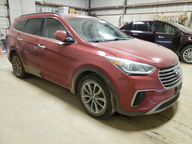 KM8SMDHF1HU222916 - 2017 HYUNDAI SANTA FE S RED photo 4