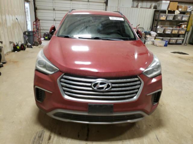 KM8SMDHF1HU222916 - 2017 HYUNDAI SANTA FE S RED photo 5