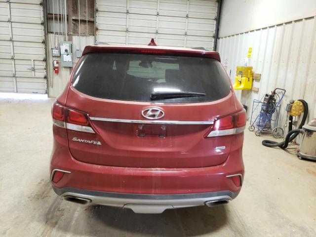 KM8SMDHF1HU222916 - 2017 HYUNDAI SANTA FE S RED photo 6