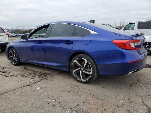 1HGCV1F32NA076568 - 2022 HONDA ACCORD SPORT BLUE photo 2