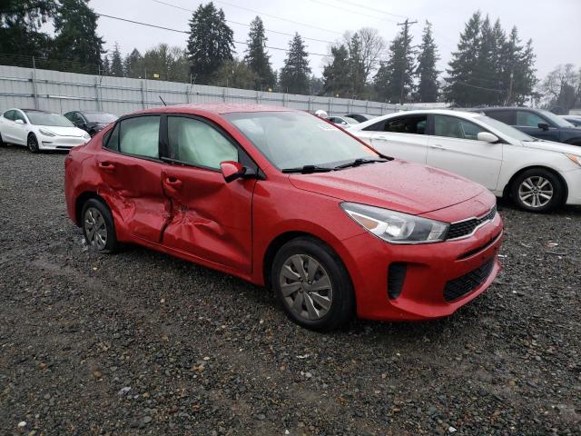 3KPA24AB7KE205623 - 2019 KIA RIO S RED photo 4