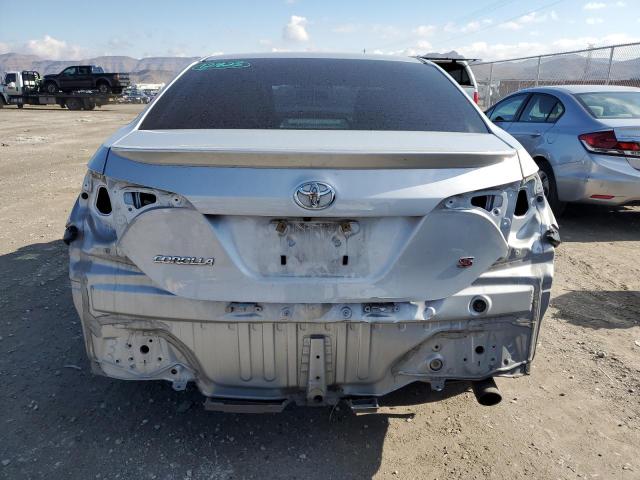 2T1BURHE1EC082755 - 2014 TOYOTA COROLLA L SILVER photo 6