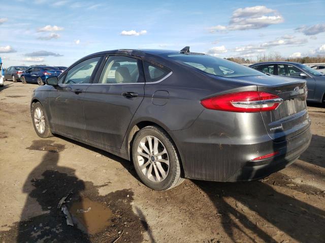 3FA6P0HD3LR228775 - 2020 FORD FUSION SE GRAY photo 2