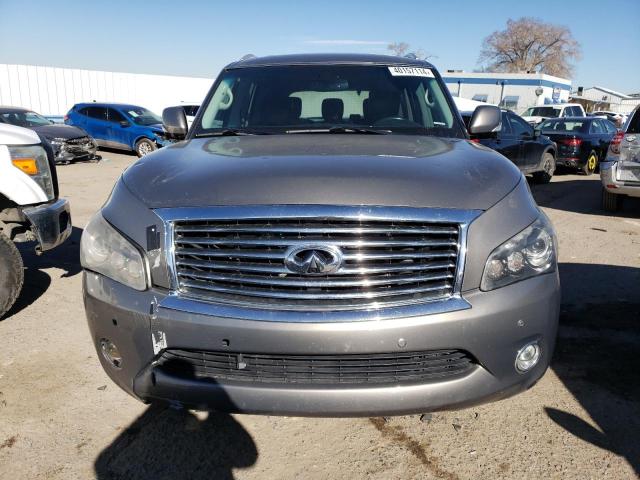 JN8AZ2NC2E9353050 - 2014 INFINITI QX80 GRAY photo 5