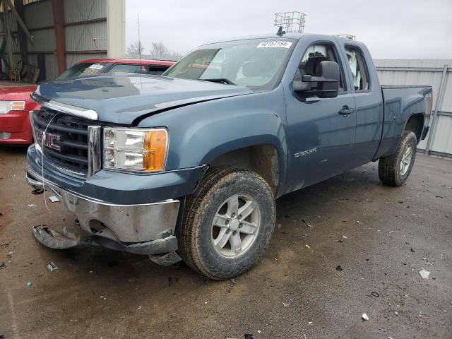 1GTYKVE21AZ212262 - 2010 GMC SIERRA K1500 SLE BLUE photo 1