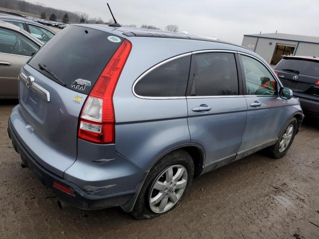 5J6RE48709L011426 - 2009 HONDA CR-V EXL BLUE photo 3