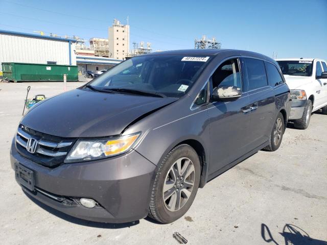 5FNRL5H97EB054886 - 2014 HONDA ODYSSEY TOURING GRAY photo 1