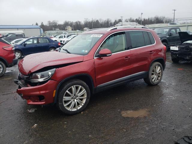 WVGBV3AX8DW071856 - 2013 VOLKSWAGEN TIGUAN S RED photo 1