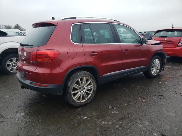 WVGBV3AX8DW071856 - 2013 VOLKSWAGEN TIGUAN S RED photo 3