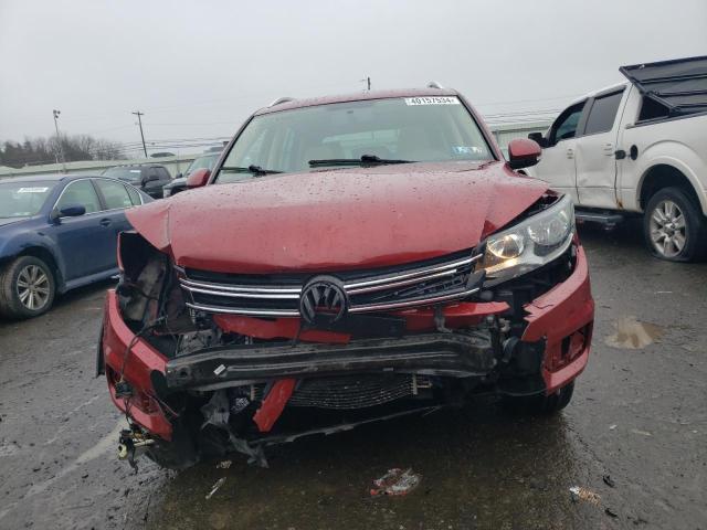 WVGBV3AX8DW071856 - 2013 VOLKSWAGEN TIGUAN S RED photo 5
