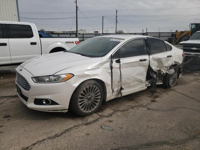 3FA6P0K96DR331775 - 2013 FORD FUSION TITANIUM WHITE photo 1