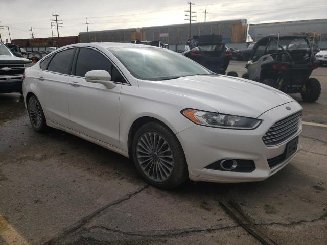 3FA6P0K96DR331775 - 2013 FORD FUSION TITANIUM WHITE photo 4