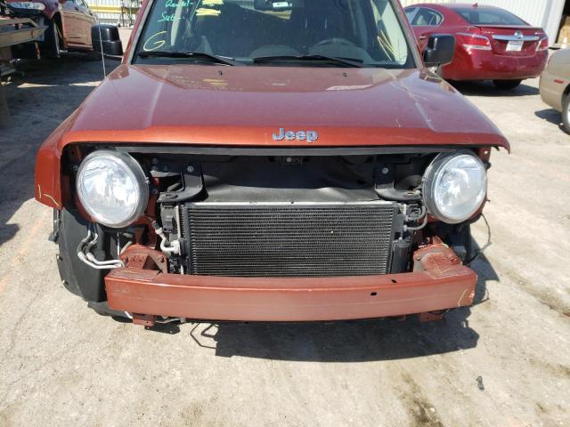 1C4NJPFA0CD687604 - 2012 JEEP PATRIOT LATITUDE ORANGE photo 9