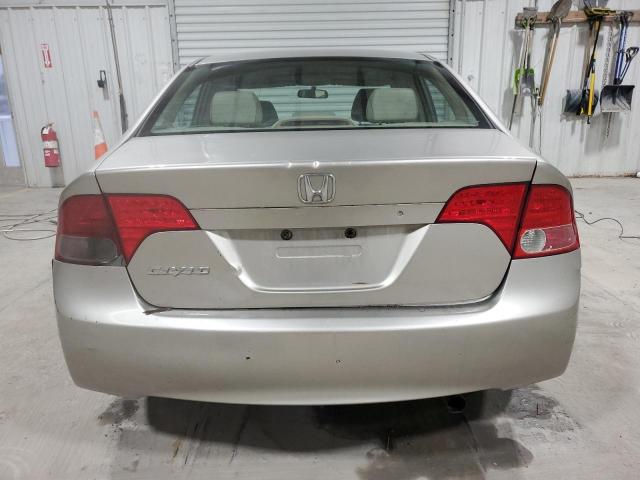 1HGFA168X6L061729 - 2006 HONDA CIVIC EX CREAM photo 6