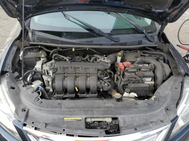 3N1AB7AP5EL687279 - 2014 NISSAN SENTRA S BLUE photo 11