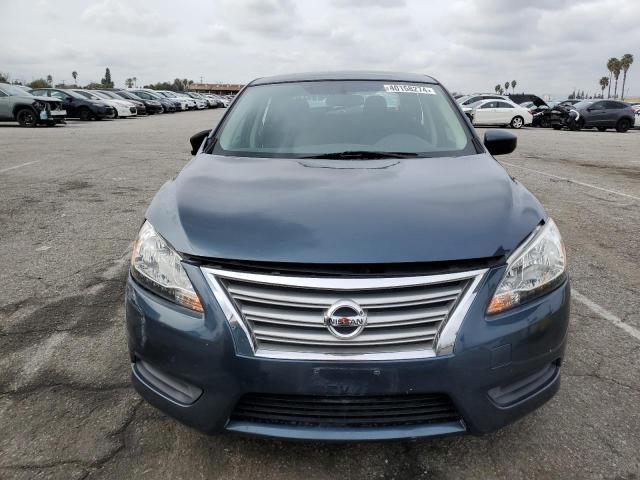 3N1AB7AP5EL687279 - 2014 NISSAN SENTRA S BLUE photo 5