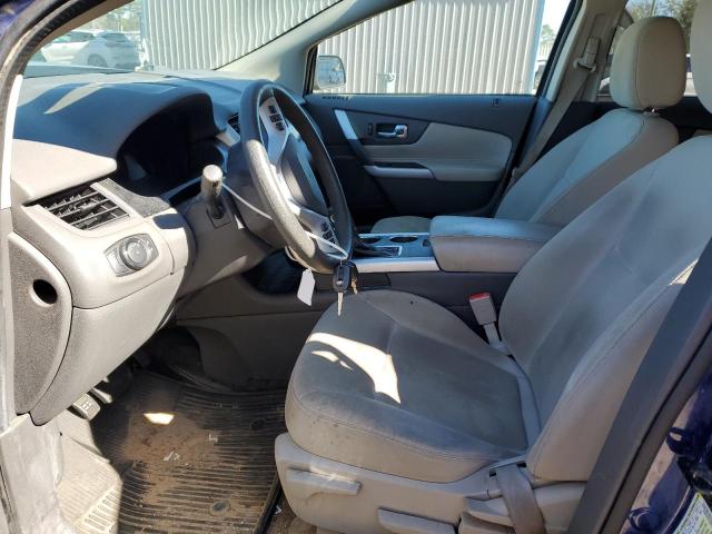 2FMDK3GC3DBE23104 - 2013 FORD EDGE SE BLUE photo 7