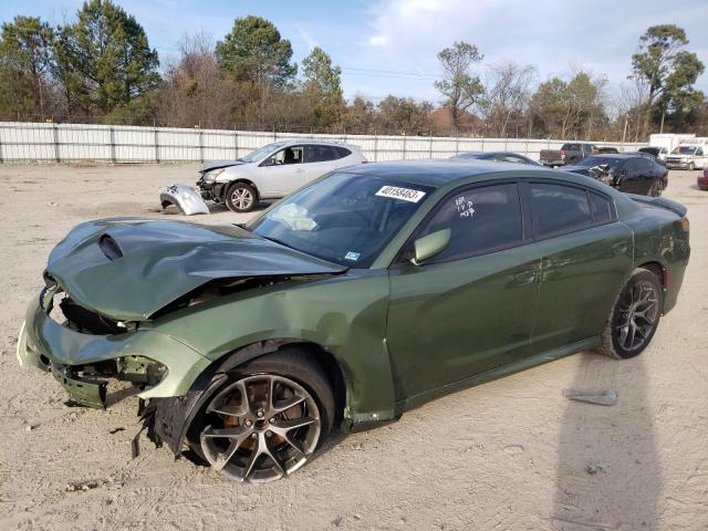 2C3CDXHG4KH580111 - 2019 DODGE CHARGER GT GREEN photo 1