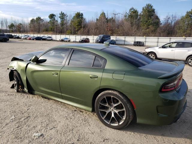 2C3CDXHG4KH580111 - 2019 DODGE CHARGER GT GREEN photo 2