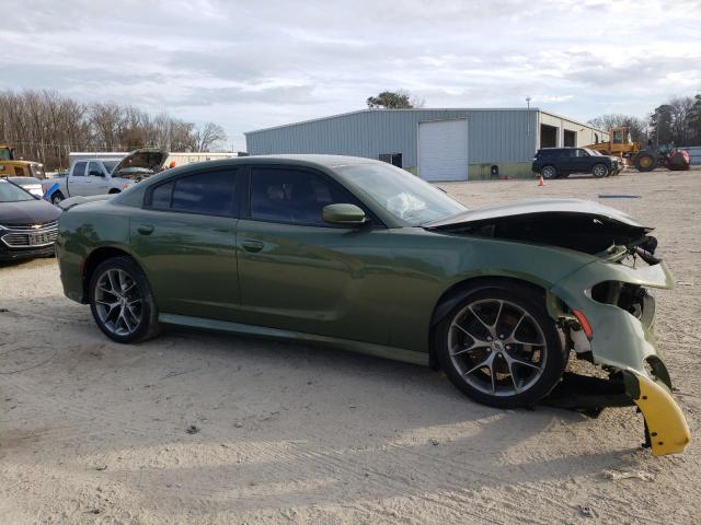 2C3CDXHG4KH580111 - 2019 DODGE CHARGER GT GREEN photo 4
