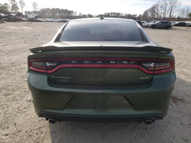 2C3CDXHG4KH580111 - 2019 DODGE CHARGER GT GREEN photo 6