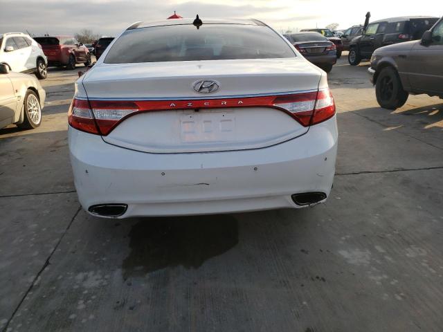 KMHFH4JG3CA193440 - 2012 HYUNDAI AZERA GLS WHITE photo 6