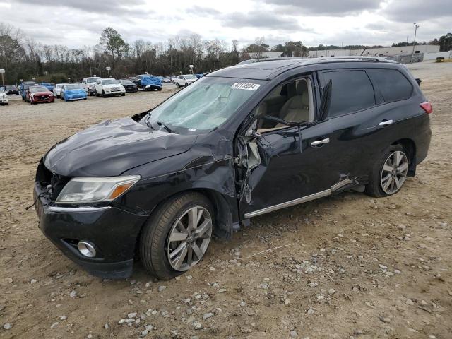 5N1AR2MN3EC717800 - 2014 NISSAN PATHFINDER S BLACK photo 1