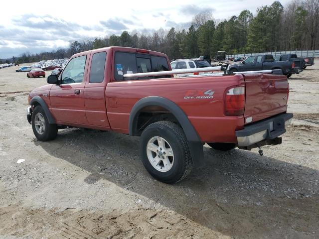 1FTZR45E94PB25021 - 2004 FORD RANGER SUPER CAB RED photo 2