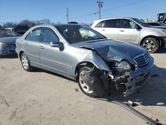 WDBRF54H26A833125 - 2006 MERCEDES-BENZ C 280 GRAY photo 4