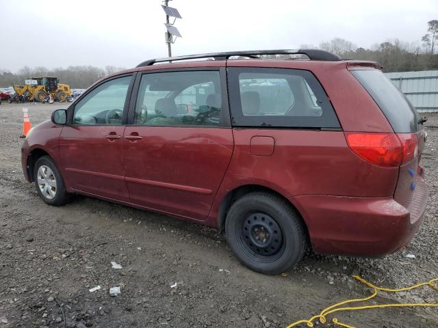 5TDZA23C66S412841 - 2006 TOYOTA SIENNA CE BURGUNDY photo 2