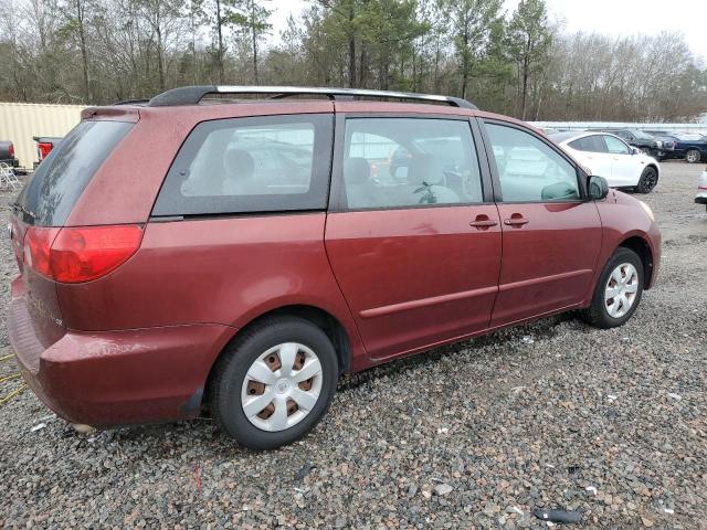 5TDZA23C66S412841 - 2006 TOYOTA SIENNA CE BURGUNDY photo 3