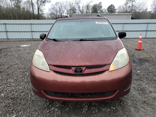 5TDZA23C66S412841 - 2006 TOYOTA SIENNA CE BURGUNDY photo 5