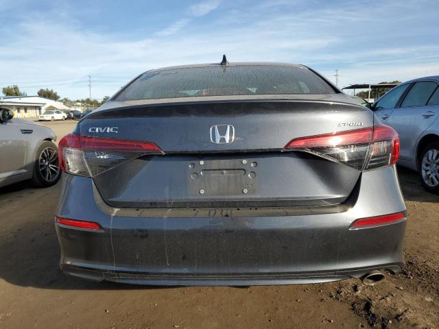 2HGFE2F57NH563786 - 2022 HONDA CIVIC SPORT GRAY photo 6