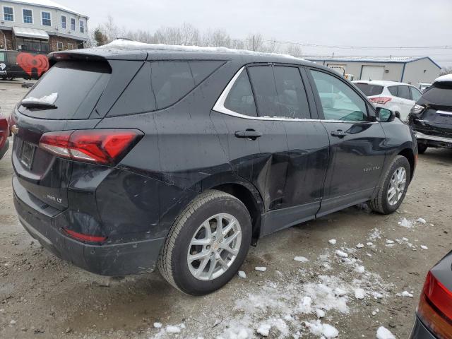 3GNAXUEV5NL246684 - 2022 CHEVROLET EQUINOX LT BLACK photo 3